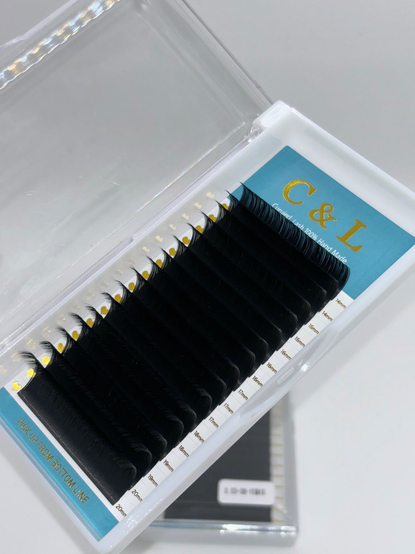 16Rows Dark Matte Black Lashes Extensions 0.07MM
