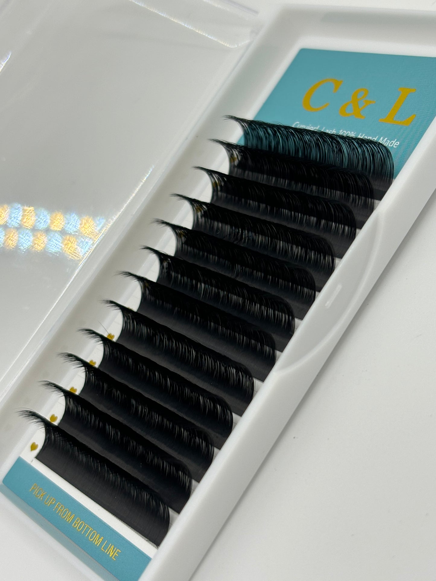Promotional products: 12Rows Dark Matte Black Lashes Extensions 0.05MM