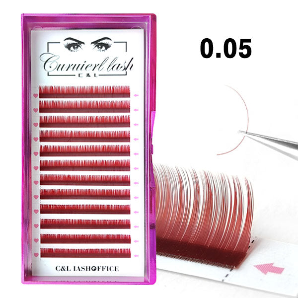 Colored Volume Lashes Extensions 0.05MM