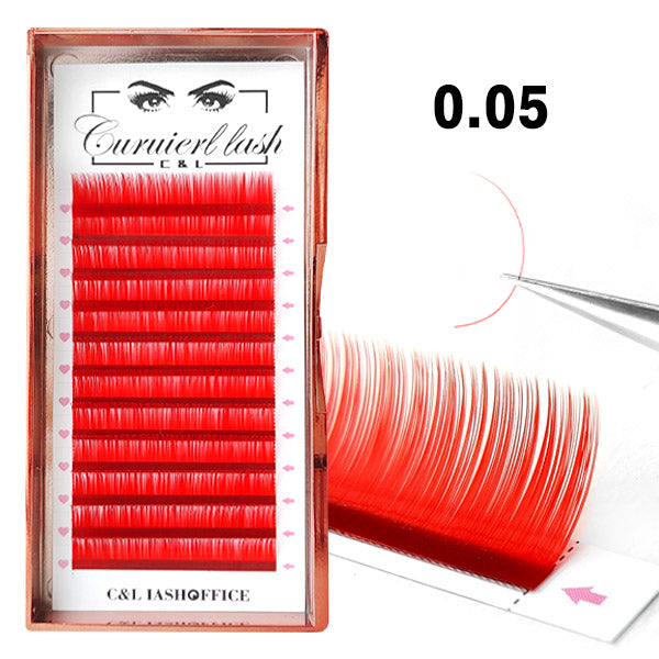 Colored Volume Lashes Extensions 0.05MM