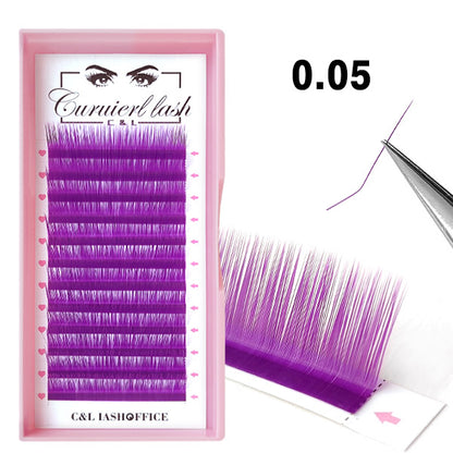 Colored Volume Lashes Extensions 0.05MM