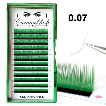 Colored Volume Lashes Extensions 0.07MM