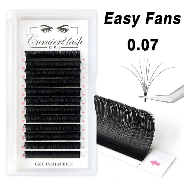 Easy Fans Volume Lashes Extensions 0.07MM