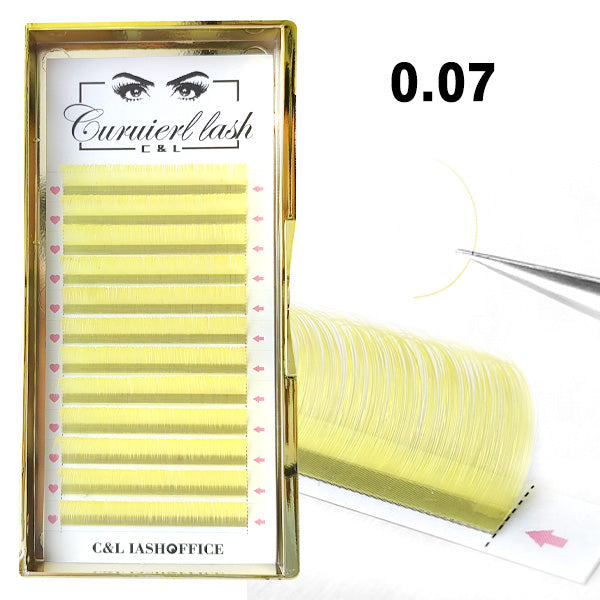 Colored Volume Lashes Extensions 0.07MM