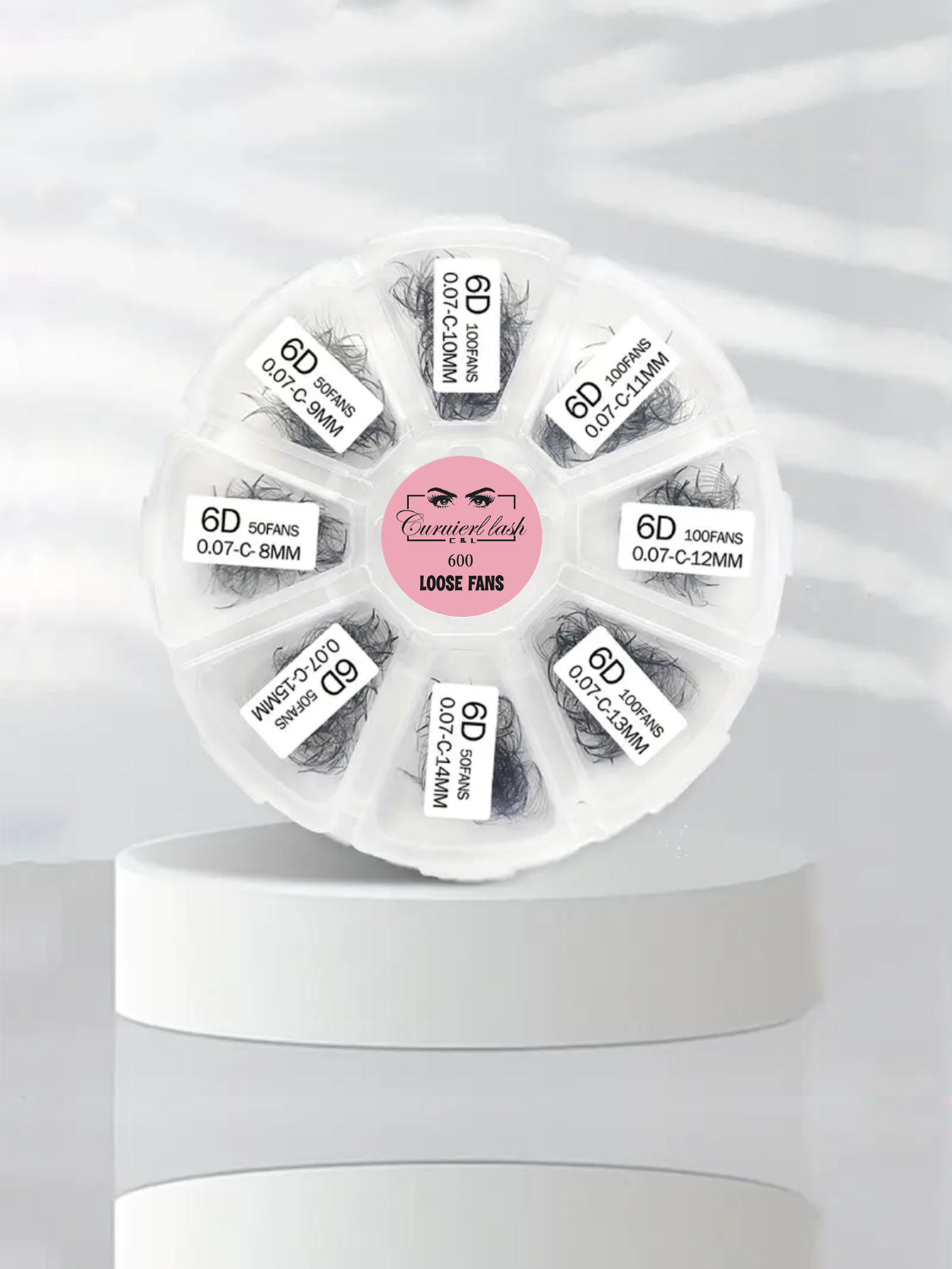 16D Loose Premade Fans Lashes 600pcs