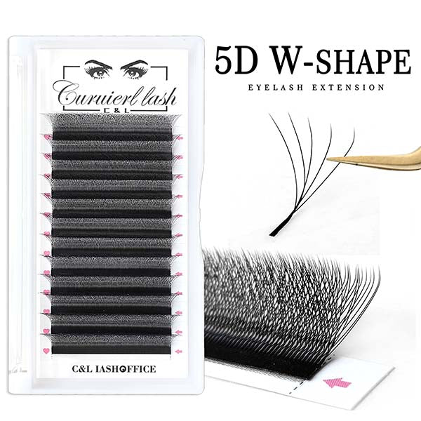 5D W-Shape Lashes Extension Premade Volume Fans