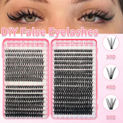 640PCS Cluster lashes (30+40+50D)