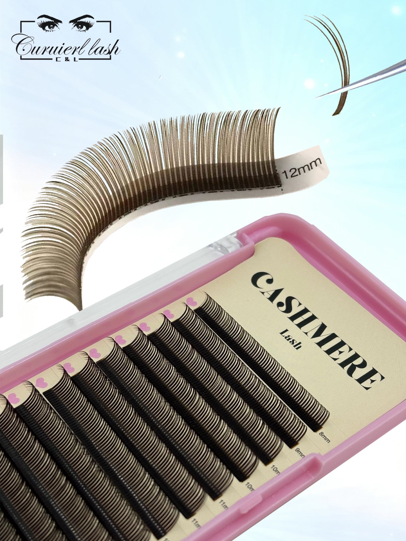 5D FLOWER LASHES (brown）