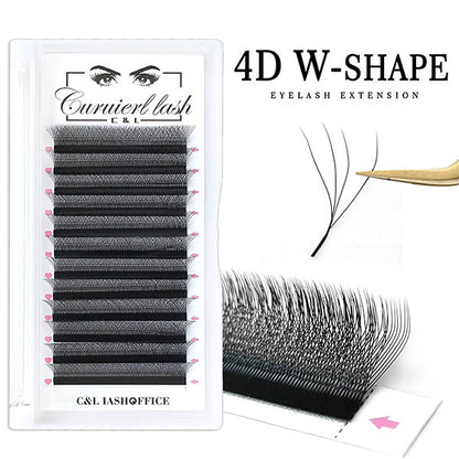 4D W-Shape Lashes Extension Premade Volume Fans