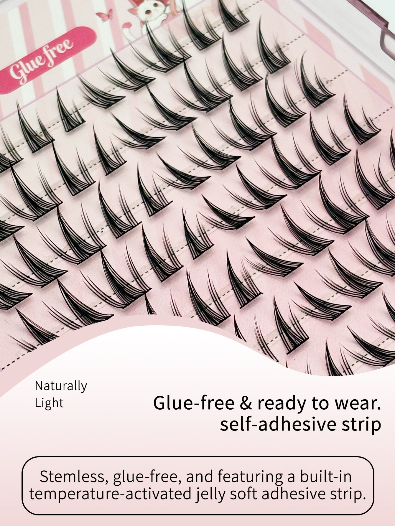 glue free-lashes (sunflower)