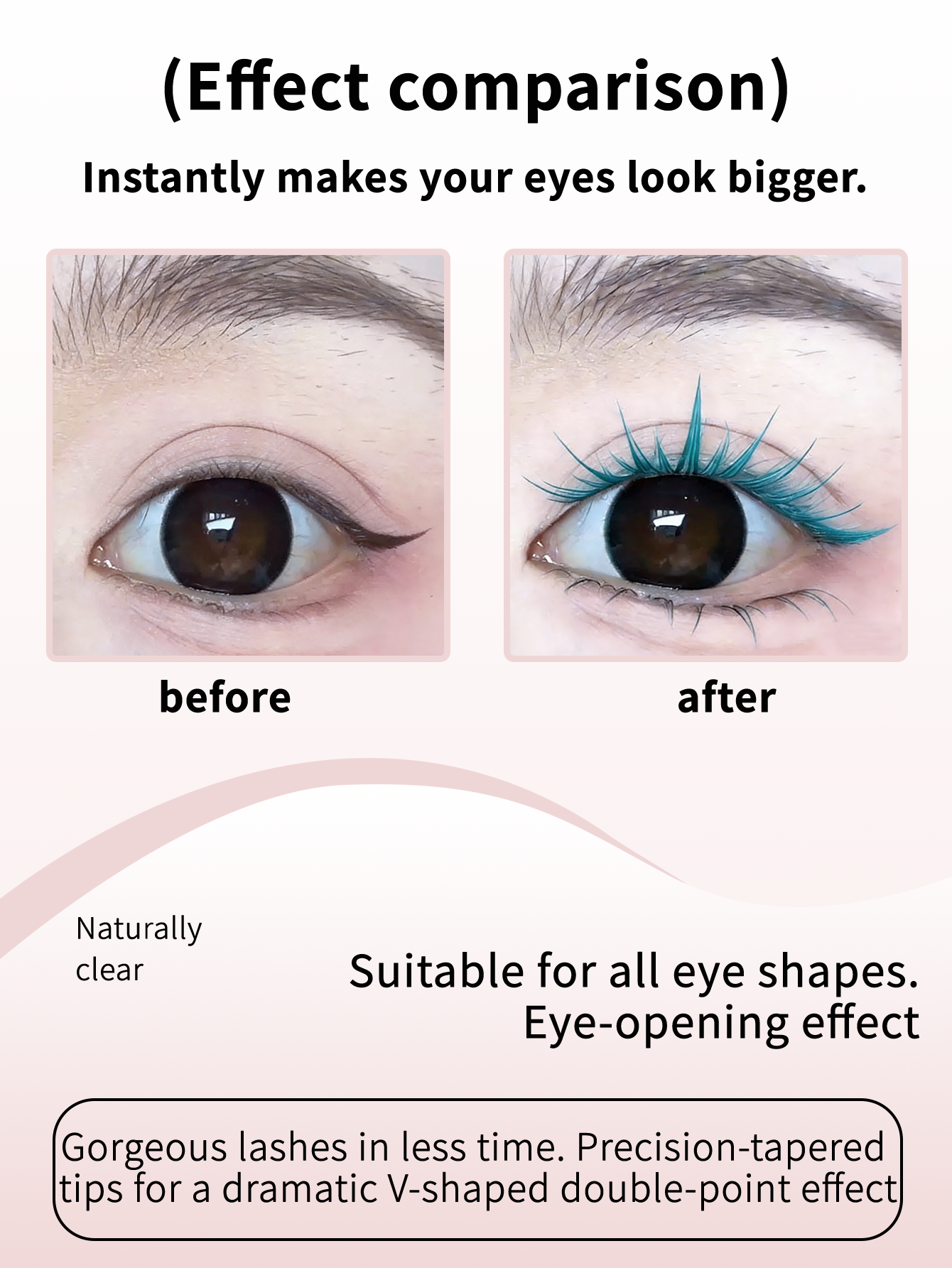 glue free -lashes(blue)