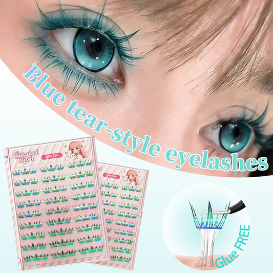 glue free -lashes(blue)