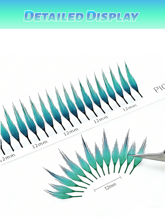 COLORED SPIKE LASHES