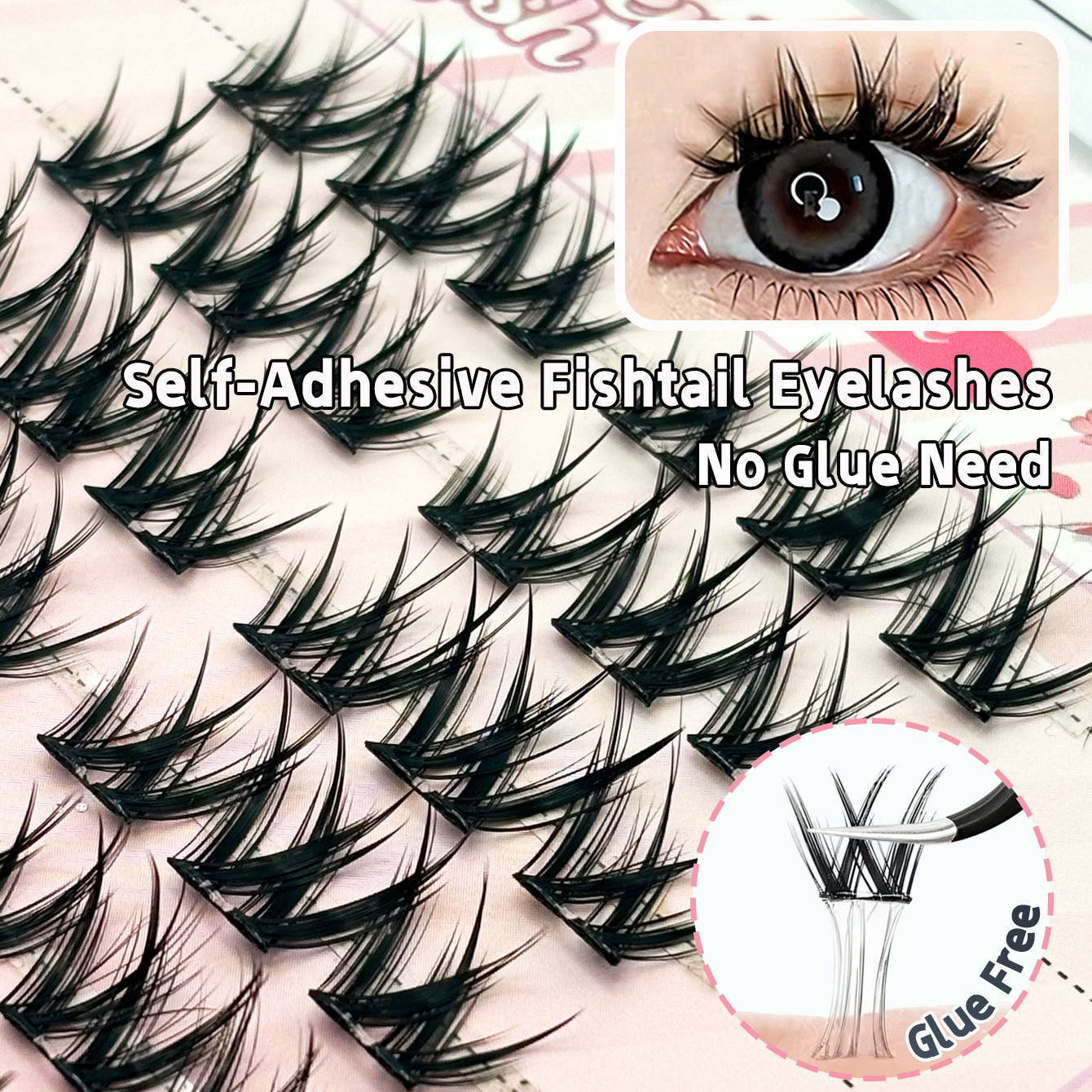 glue free -eyelashes (dahuajuan)