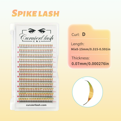 COLORED SPIKE LASHES