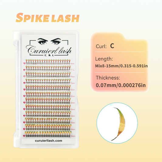COLORED SPIKE LASHES