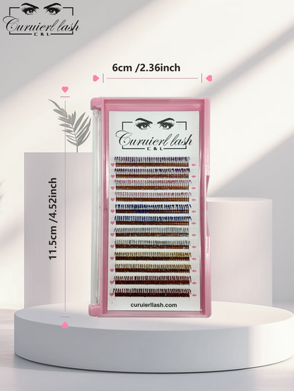 colorful glitter lashes