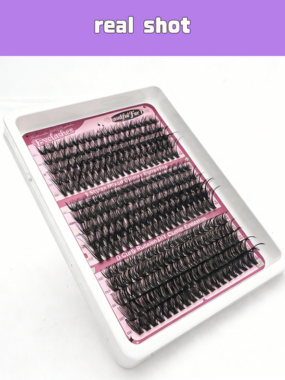 300 PCS 3 STYLES MIXED CLUSTER LASHES (30D+40D+50D+60D)