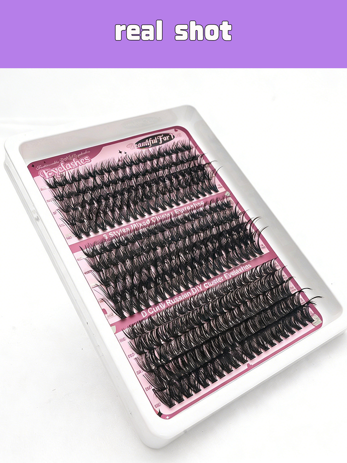 3 STYLES MIXED CLUSTER LASHES (30D+40D+50D)