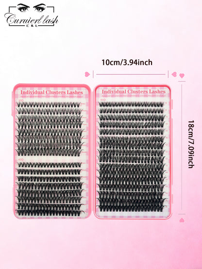 640PCS Cluster lashes (30+40+50D)