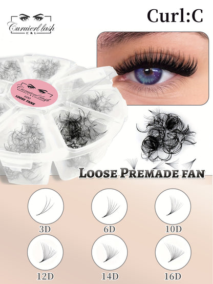 3D Loose Premade Fans Lashes 600pcs
