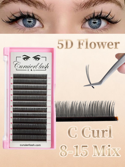 5D FLOWER  LASHES(black）
