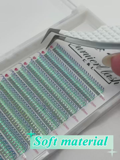 Gradient spike lashes