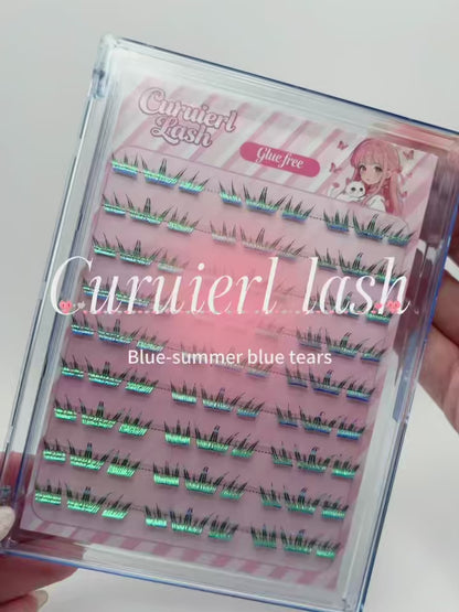 glue free -lashes(blue)