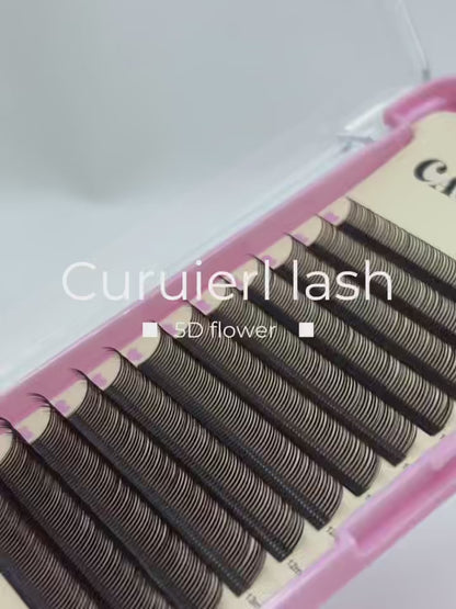 5D FLOWER LASHES (brown）